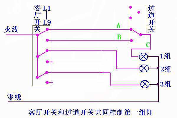 双控开关接线图欣赏 有哪些要注意的事项