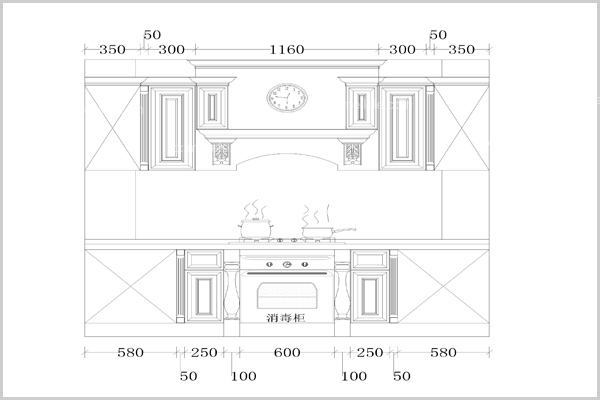 学习怎么画橱柜设计图 小厨房的橱柜设计