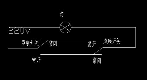 双控开关接线图 双控开关和单控开关区别