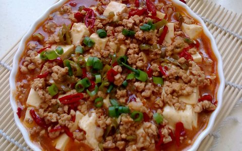 肉末豆腐