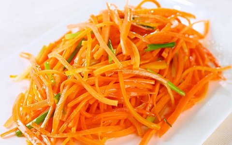 清炒胡萝卜丝