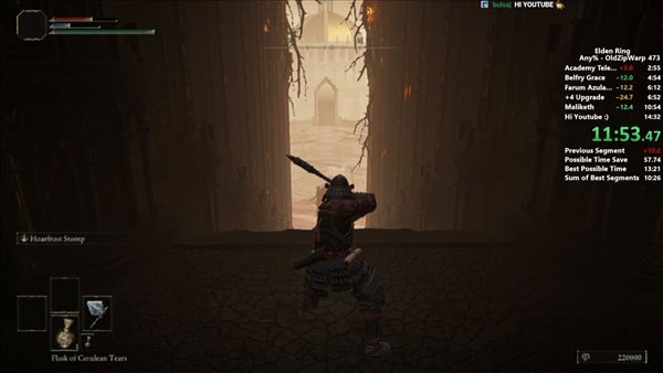 《老头环》Any%速通新纪录 14分08秒跳过艾尔登兽