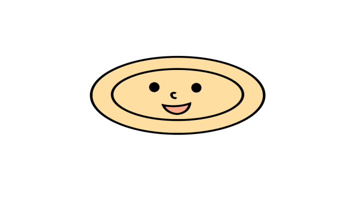 纸盘子简笔画