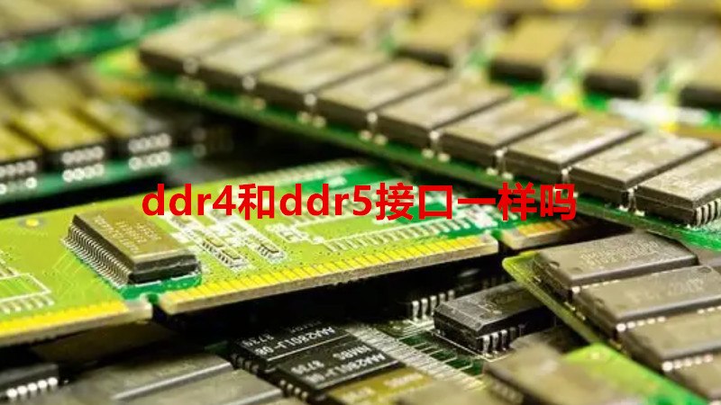 ddr4和ddr5接口一样吗