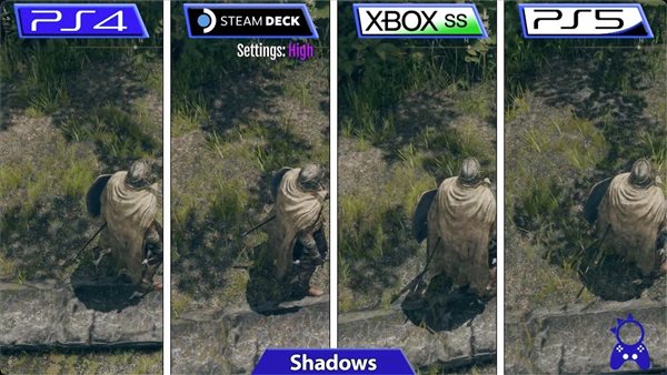 Steam Deck版《老头环》对比PS4/5、XSS 表现不俗