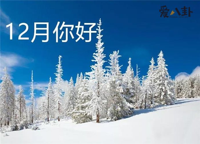 12月你好的句子 十二月问候图片带文字