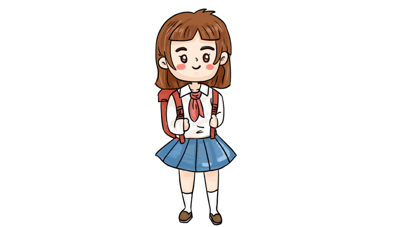 少先队员简笔画