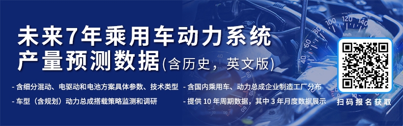 《未来7年乘用车动力系统产量预测数据》 《未来7年乘用车动力系统产量预测数据》