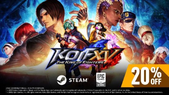 PC《拳皇15》今日迎来首次折扣:20%off、259元