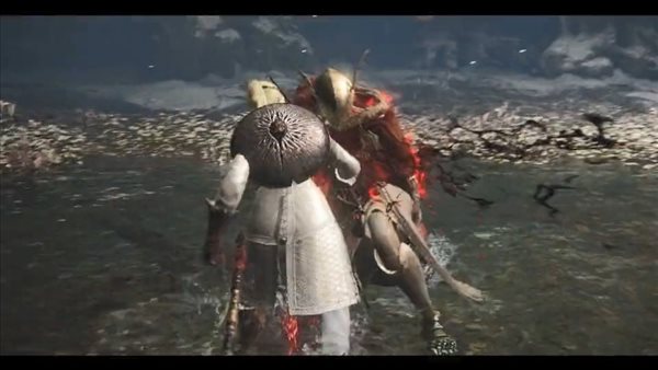 高玩分享《艾尔登法环》女武神击杀秀 尸山血海YYDS