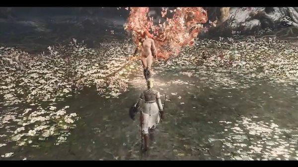 高玩分享《艾尔登法环》女武神击杀秀 尸山血海YYDS