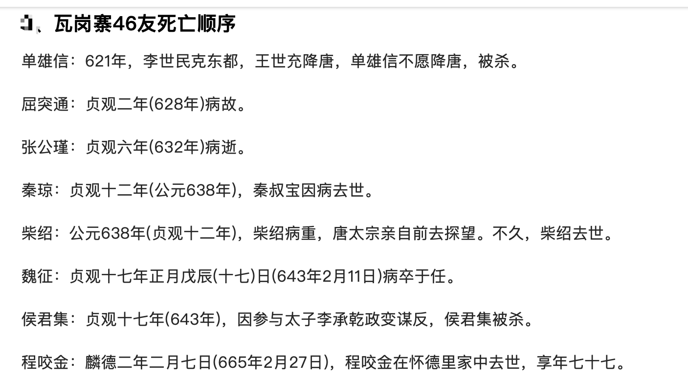 瓦岗寨46友死亡顺序是怎样的，瓦岗寨为什么易守难攻？