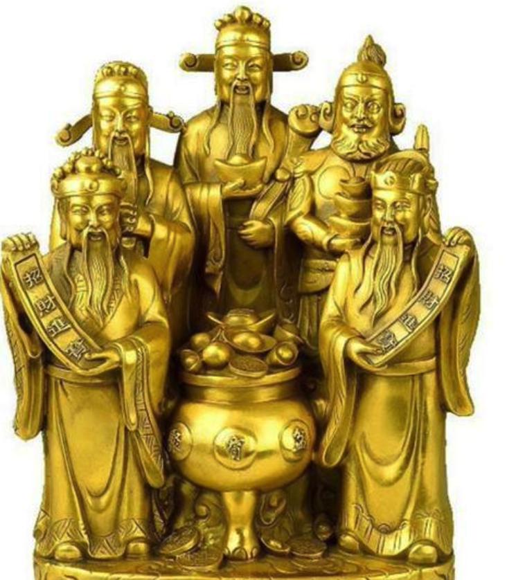 民间五路财神的招财口诀是什么,摆放位置方向是怎样的?