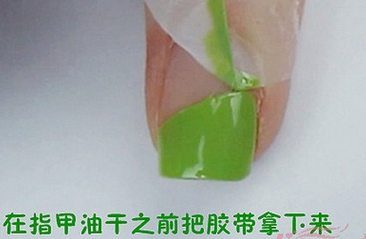 四叶草美甲图片 小清新美甲教程