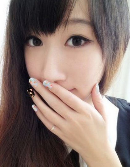 小花美甲 美甲diy教程
