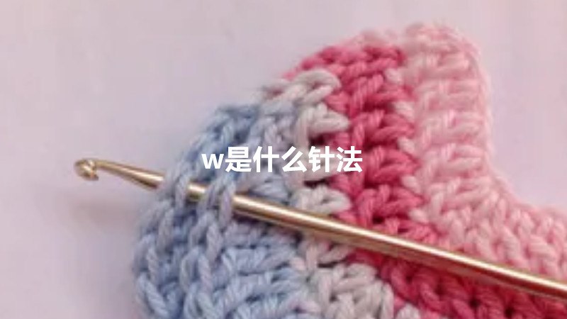 w是什么针法