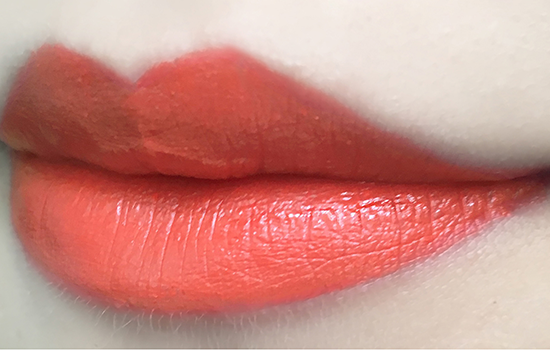 MAC口红red coquette怎么样 MAC morange试色