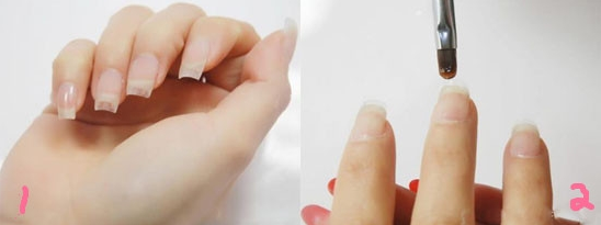 美甲钻石图案 法式美甲教程