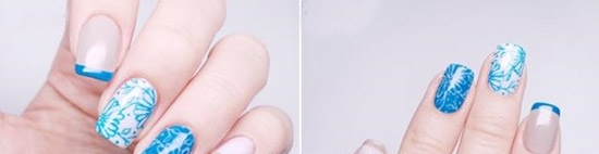 学做美甲 印花美甲教程