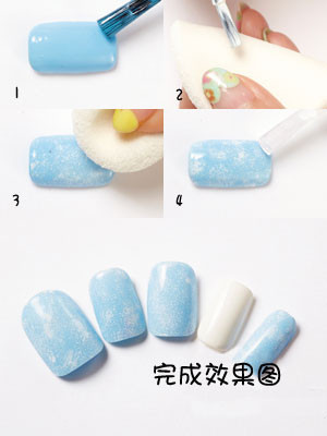简单美甲图案 diy美甲教程