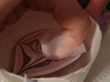 自己在家怎么做美甲 水染美甲教程