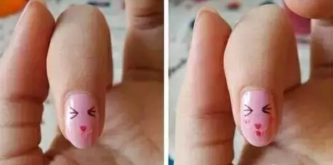 小动物美甲 兔子美甲教程