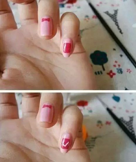 小动物美甲 兔子美甲教程