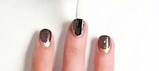 金色美甲 简约美甲教程
