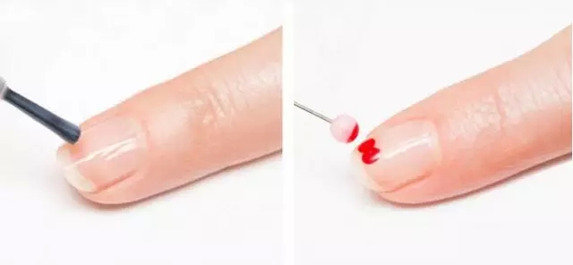 红唇美甲 diy美甲教程