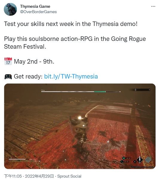 类魂新作《Thymesia：记忆边境》试玩Demo将至