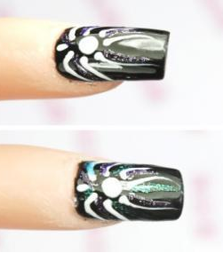 个性烟花美甲 diy美甲教程