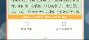小书亭中怎么缓存小说 小书亭中缓存小说方法