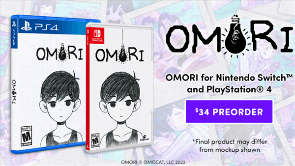 《OMORI》6月17日登陆主机平台 实体版延期两周发售