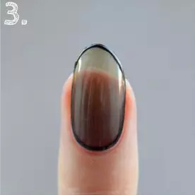简约美甲图片 波点美甲教程
