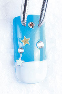 雪花美甲图片 雪花美甲教程