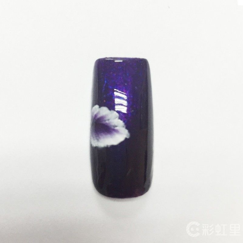 美甲花朵画法 美甲彩绘教程