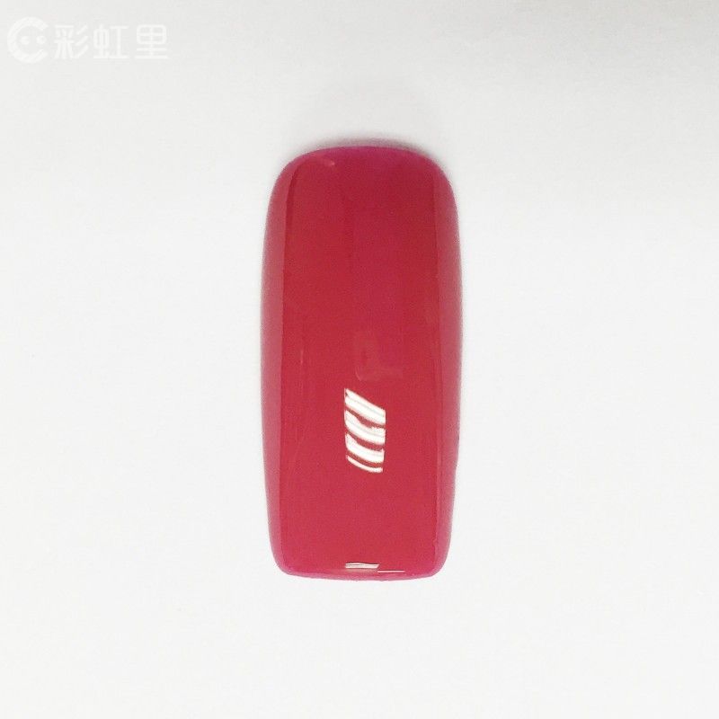 美甲排笔彩绘 堇色花边美甲教程