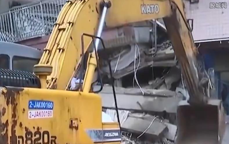 长沙房屋倒塌