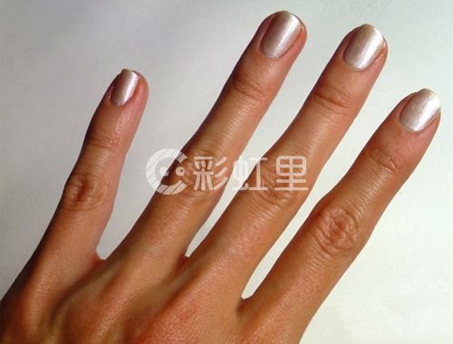 镭射美甲 亮片美甲教程