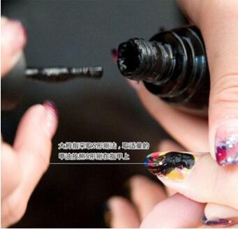 个性创意美甲 爆裂美甲教程