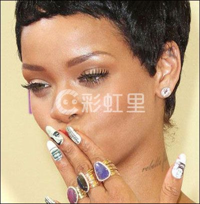 时尚美甲 明星美甲图片