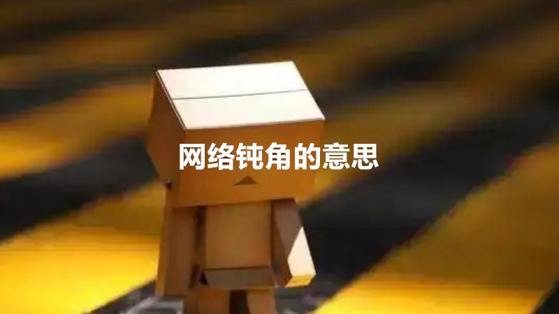 网络钝角的意思
