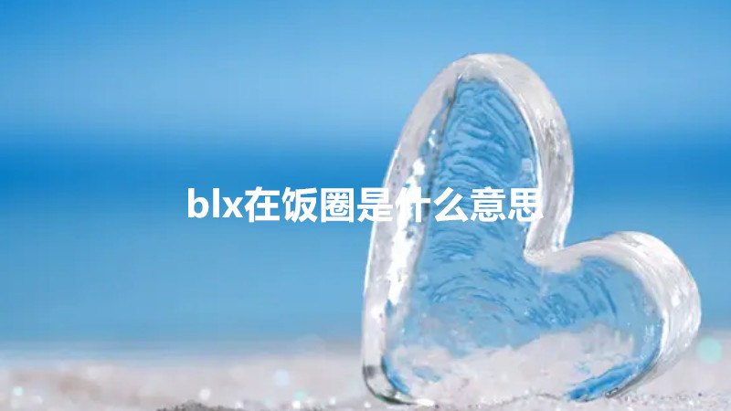 blx在饭圈是什么意思