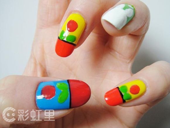 小兔子美甲图片 可爱美甲教程