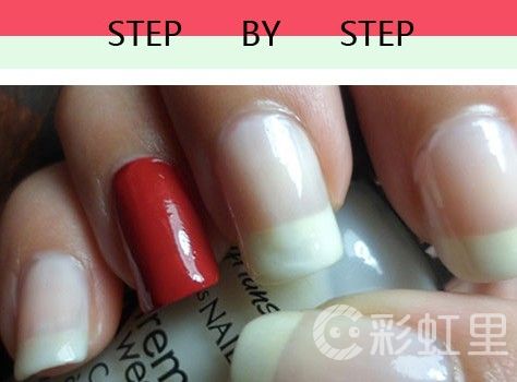 可爱樱桃红美甲 diy美甲教程