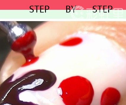 可爱樱桃红美甲 diy美甲教程