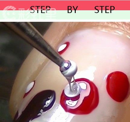 可爱樱桃红美甲 diy美甲教程