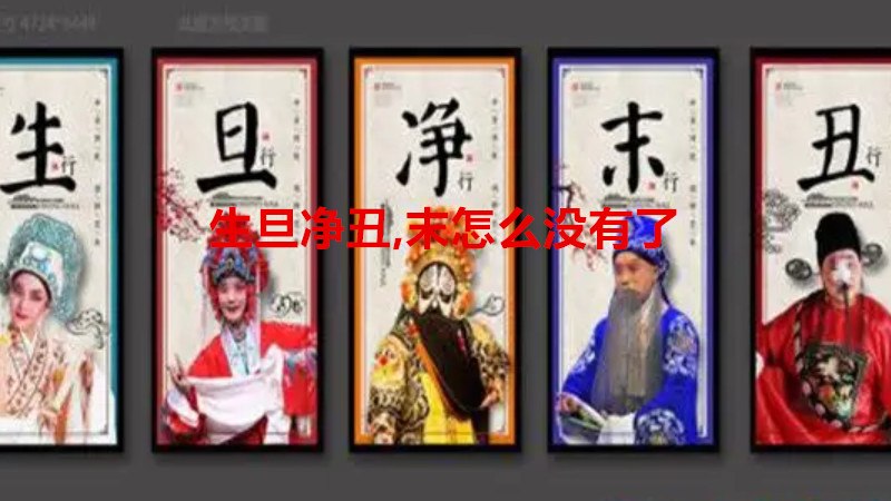 生旦净丑,末怎么没有了