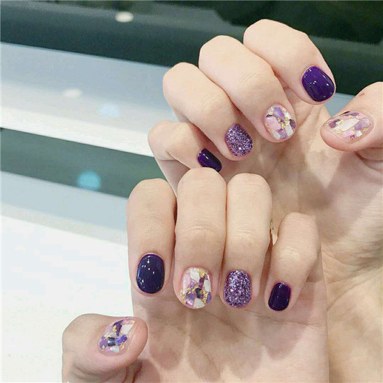 指甲又小又短怎么美甲 适合短指甲的美甲图案