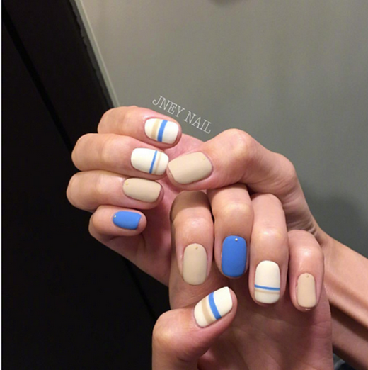 韩式小清新美甲 冬季美甲图片大全